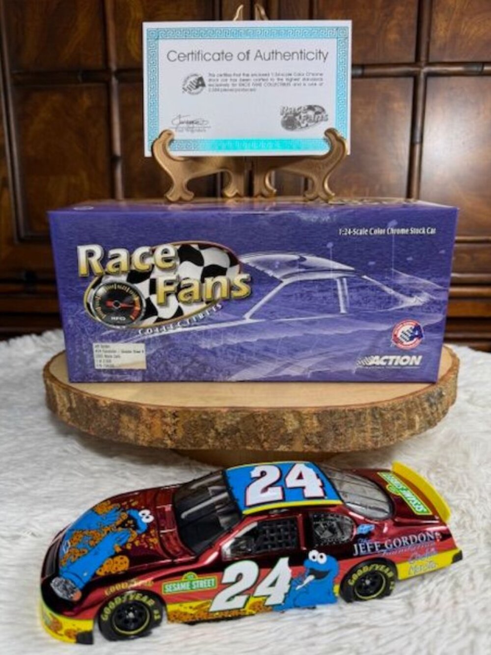 Vintage Jeff Gordon #24 Foundation Sesame Street II 2003 Monte Carlo 1:24 Car